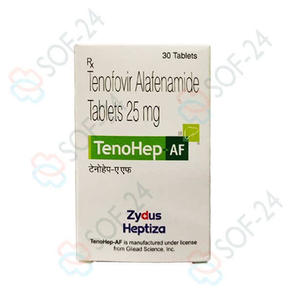 TenoHep AF Тенофовир Алафенамид 25 mg TenoHep AF Тенофовир Алафенамид 25 mg